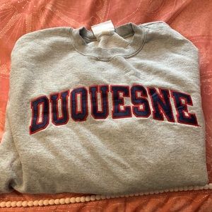 Gray Duquesne Crewneck